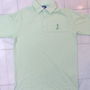 FootJoy Light Green Golf Polo Shirt - Hill Country Golf Club